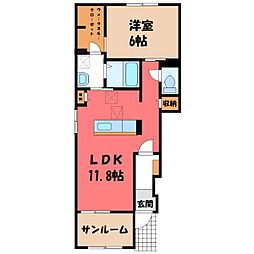 プリムヴェール C 1階/-