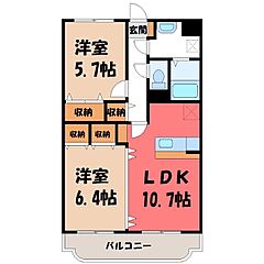 物件の間取り