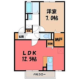 プランドール A 1階/-