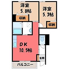 物件の間取り