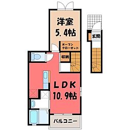 真岡鐵道 北真岡駅 徒歩13分 2階/-