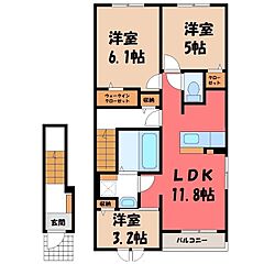 物件の間取り