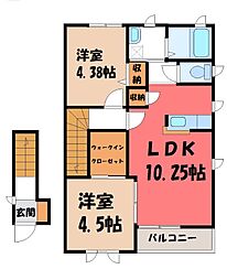 メゾンイグアス A棟 2階/-