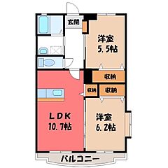 物件の間取り