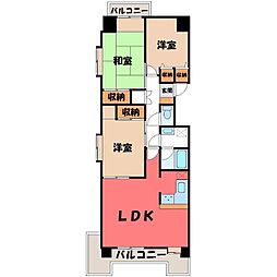 赤羽ハイツ 3LDKの間取図画像
