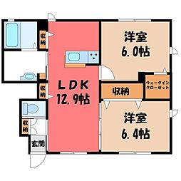 宇都宮芳賀ライトレール線 宇都宮大学陽東キャンパス駅 徒歩29分 1階/-