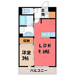 クレストコート A 1階/-