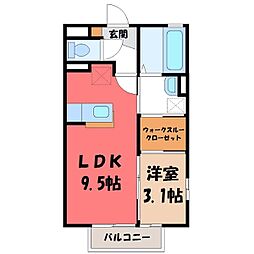 サンクテュエール 1SKの間取図画像