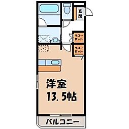 クライムドア ワンルームの間取図画像