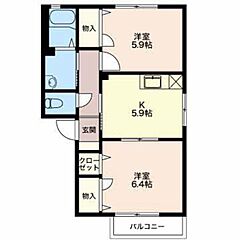 物件の間取り