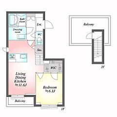 物件の間取り