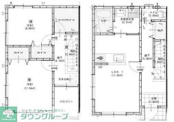 ハルモニア 2LDKの間取り