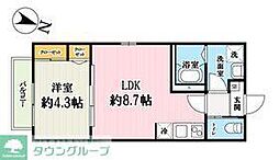 間取図画像 1LDK