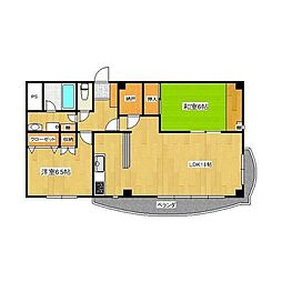 ビップロイヤル氷川台 2LDKの間取図画像