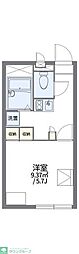 レオパレス長野一丁目 1Kの間取図画像