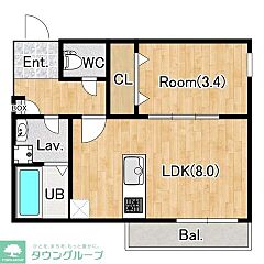 物件の間取り