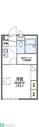 レオパレスサカサガワ 1Kの間取図画像
