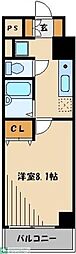 TACタック高砂 1Kの間取図画像