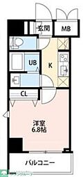 Blance'OMIYA 1Kの間取図画像