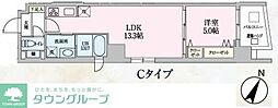 ルーチェ 1LDKの間取図画像