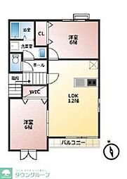 ファスト・ジュール 2LDKの間取図画像