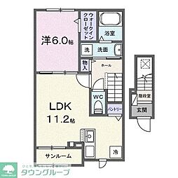 プレンディー 1LDKの間取図画像