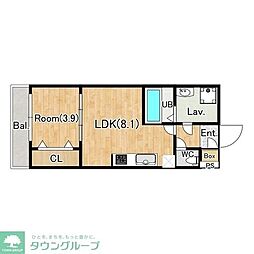 (仮称)ジーメゾン大宮大成町 1LDKの間取図画像