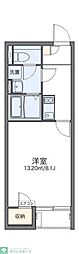 レオネクスト羽生 1Kの間取図画像