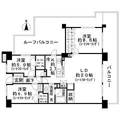 物件の間取り