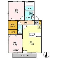 物件の間取り