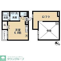 アストン大成 ワンルームの間取図画像