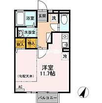 エクセル東合川 202 ｜ 福岡県久留米市東合川2丁目11-18（賃貸アパート1K・2階・29.70㎡） その2