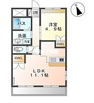 福岡県久留米市小森野2丁目12-17（賃貸アパート1LDK・1階・41.04㎡） その2