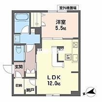 モンレーヴ本町 101 ｜ 福岡県久留米市本町16-25（賃貸マンション1LDK・1階・46.35㎡） その2