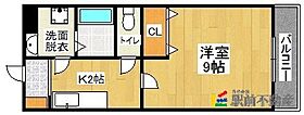 グリーン花水木III 303 ｜ 福岡県久留米市上津町1907-2（賃貸マンション1K・3階・30.24㎡） その2