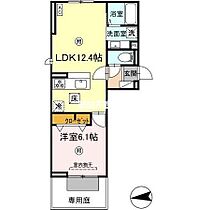 ラ・ルーチェ宮の陣駅前 103 ｜ 福岡県久留米市宮ノ陣1丁目7-37（賃貸アパート1LDK・1階・41.68㎡） その2