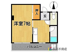 メゾンアイアムｍｉｉ 301 ｜ 福岡県久留米市御井町409（賃貸マンション1K・3階・24.00㎡） その2