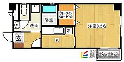 エミネンス 1Kの間取図画像