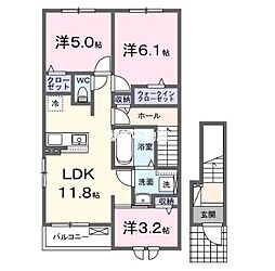 ヴィラ グレース 2階/201