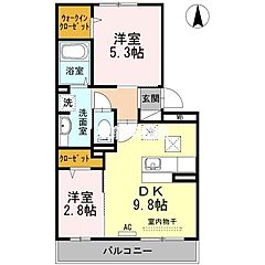 物件の間取り