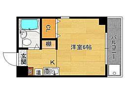 ソーリーハウス 1Kの間取図画像