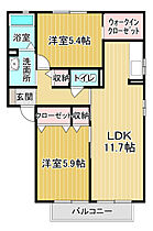 Ｋ－ＨAＵＳ1 202 ｜ 徳島県鳴門市撫養町北浜字宮の東40-1（賃貸アパート2LDK・2階・57.07㎡） その2