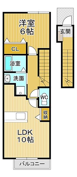 ソレイユ北島2Ｃ 202｜徳島県板野郡北島町中村字江口(賃貸アパート1LDK・2階・41.98㎡)の写真 その2