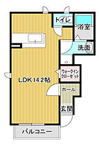 メゾン・コモド　B 101 ｜ 徳島県板野郡藍住町住吉字神蔵（賃貸アパート1R・1階・35.98㎡） その2