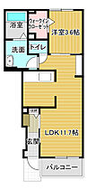 エルヴィータ　A 102 ｜ 徳島県板野郡藍住町勝瑞字成長（賃貸アパート1LDK・1階・37.81㎡） その2