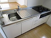 3口ガスコンロ付き
