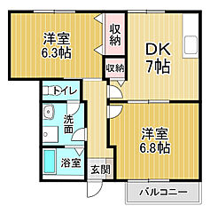 物件の間取り
