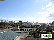 バルコニーから