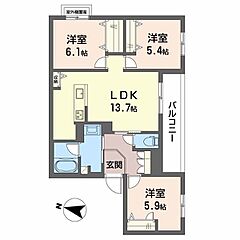 物件の間取り