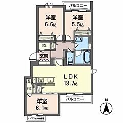 物件の間取り